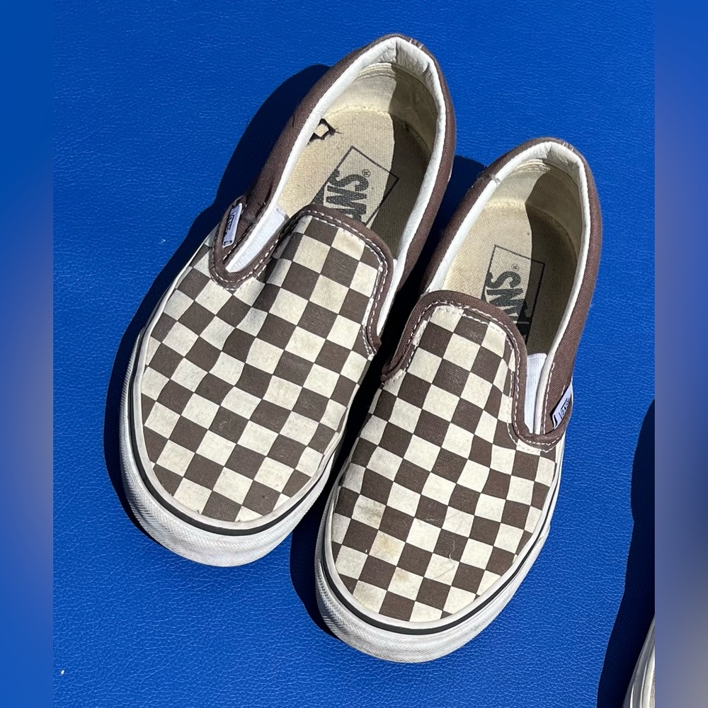Vans, Slip on, checkered